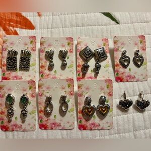 LOT — 8 PAIRS OF BRIGHTON EARRINGS